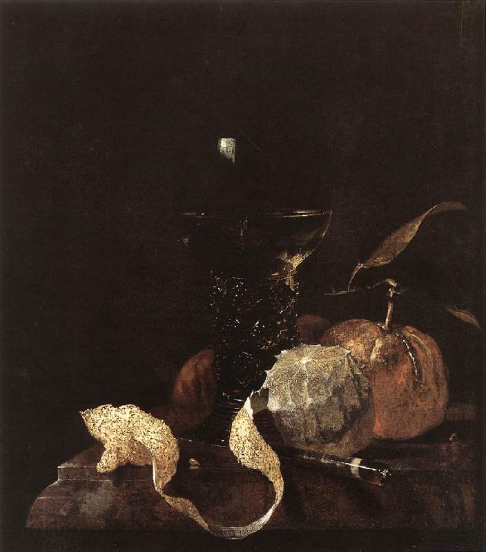 KALF, Willem Still-Life with Lemon, Oranges and Glass of Wine China oil painting art